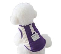 T-Shirt Mignon for Chien de Taille Moyenne Petit Chiot Respirant Doux sans Manches Gilet for Animaux de Compagnie Pull for Chat(Purple,S)