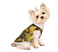 T-shirt mignon pour chien motif champignons et feuilles mortes pour petits chiens, filles et garçons. Pull pour animaux de compagnie, vêtements pour chats, convient pour les petits animaux de