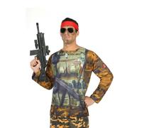 T-Shirt Militaire Homme, Taille M / L Multicolore