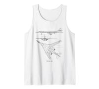 T-Shirt Militaire Tupolev Tu-160 Pilot Gifts USAF Débardeur