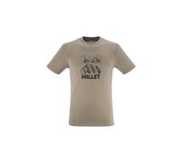 MILLET Chamonix Logo Ts Ss - Homme - Beige - taille M- modèle 2025
