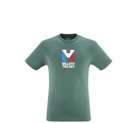 T shirt millet chamonix trilogy vert homme