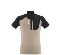 T-shirt Millet Kamet Zip Dorite / Black Homme Beige 2025 taille XS