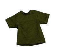T-shirt miniature à l'échelle 1:6 pour figurines femelles et mâles de 30,5 cm, vert, 11,5 cm
