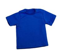 T-shirt miniature à l'échelle 1:6 pour figurines féminines et masculines de 30,5 cm, bleu 11,5 cm