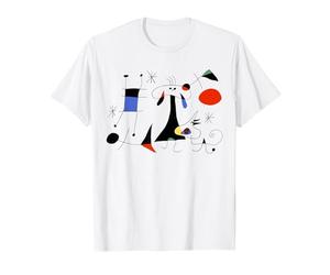 T-Shirt Miro - El Sol The Sun) de Miro - Blanc - Unisex-Adultes - Manche courte - T-Shirt - S - EU