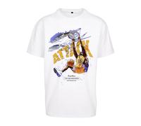 T-shirt Mister Tee attack player oversize Blanc S