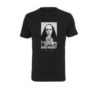 T-shirt Mister Tee bad habit Noir XS