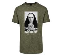 T-shirt Mister Tee Bad Habit Vert S