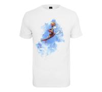 T-shirt Mister Tee basketball clouds Blanc S
