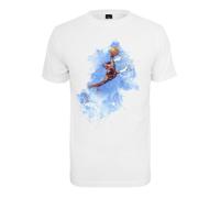 T-shirt - Mister Tee - Basketball Clouds - Coton - Manches courtes - Col classique XXL