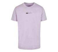 Mister Tee T-Shirt 'Become the Change' violet clair / mélange de couleurs, Taille XS