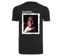 Mister Tee T-Shirt 'Biggie Remember' marron / noir / blanc, Taille M