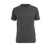 Mister Tee T-Shirt 'Cash Only' anthracite / rouge / blanc, Taille XS