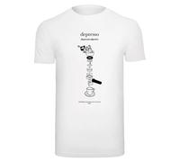 T-shirt Mister Tee Depresso Blanc 5XL