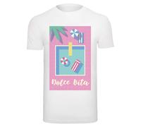 T-shirt Mister Tee Dolce Vita Blanc L