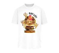 Mister Tee T-shirt Eat Lit Oversize Tee White XL