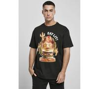 Mister Tee T-shirt Eat Lit Oversize Tee Black L