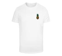 Mister Tee T-Shirt jaune foncé / vert / noir / blanc, Taille XS