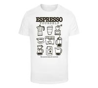 T-shirt Mister Tee Espresso Yourself Coffee Tee Blanc XS
