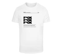 T-shirt Mister Tee F*ck Definition Blanc M