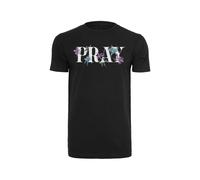 T-shirt Mister Tee Flower Pray Noir M