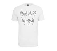 Mister Tee T-shirt FU Sign Language Tee White M