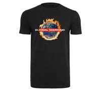 T-shirt Mister Tee Global Warning Noir XS