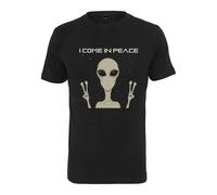T-shirt Mister Tee i come in peace Noir S