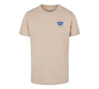 Mister Tee T-Shirt 'Il Calcio 24' sable / bleu roi, Taille M