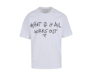 T-shirt Mister Tee It All Works Out Blanc S