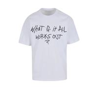T-shirt Mister Tee It All Works Out Blanc XS
