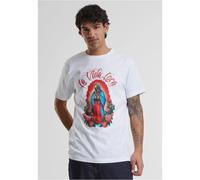 T-shirt Mister Tee La Vida Loca Mary Blanc XS