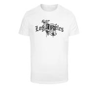 T-shirt Mister Tee LA Wording Blanc XS