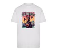 Mister Tee T-shirt Homme Los Angeles Dog Blanc Taille M