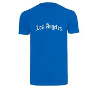 T-shirt Mister Tee Los Angeles Wording Bleu 2XL