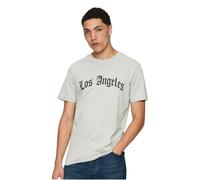 T-shirt Mister Tee Los Angeles Wording Gris L