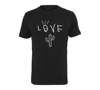 T-shirt Mister Tee Love Cactus Tee Noir XL