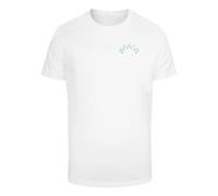 Mister Tee T-Shirt 'Magic Of Life' gris / vert / noir / blanc, Taille XS