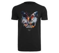 T-shirt Mister Tee Natural Beauty Butterfly Noir L