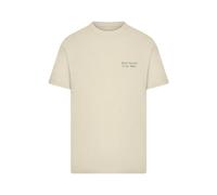 T-shirt Mister Tee Never Too Late To The Party Blanc XS