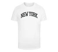 T-shirt Mister Tee NY Wording Blanc L