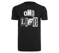 Mister Tee One Life Tee T-Shirt, Black, S Homme