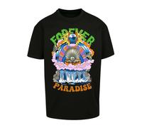 T-shirt Mister Tee Paradise Oversize Noir M
