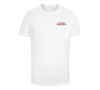 T-shirt Mister Tee Pizza Lovers Club Blanc M