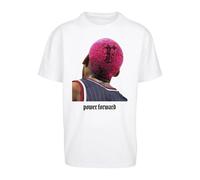 T-shirt Mister Tee power forward oversize Blanc XS