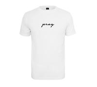 T-shirt Mister Tee pray emb Blanc S