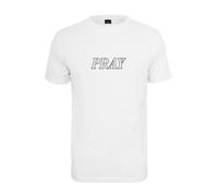 T-shirt Mister Tee pray hand Blanc XL