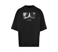 T-shirt Mister Tee Pray New Huge Noir XL