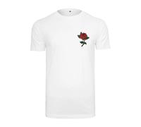 Mister Tee T-shirt 'Rose' vert / rouge feu / noir Taille S
